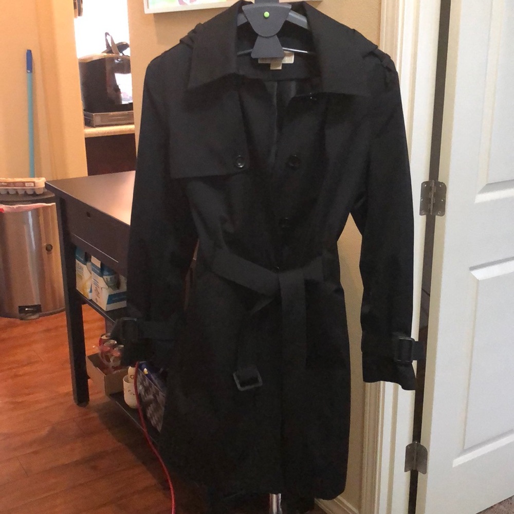 MICHAEL Michael Kors classic black trench XL